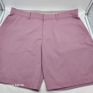 Nike Dri-FIT Repel Golf Shorts Mauve Pink Herringbone FD5721-523 Mens 38
